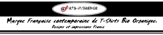 logo bandeau artsflorence t-shirt bio marque française contemporaine